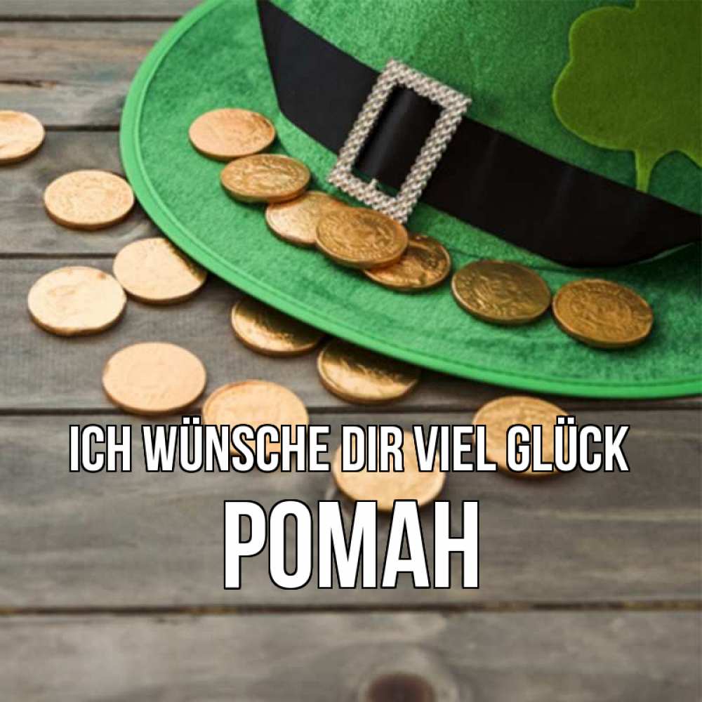 Открытка на каждый день с именем, Роман Ich wünsche dir viel Glück монеты Прикольная открытка с пожеланием онлайн скачать бесплатно 