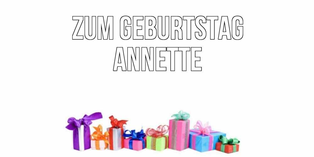 Картинка Zum Geburtstag, Annette