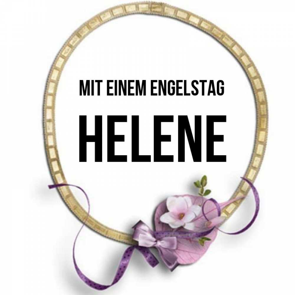 Картинка Mit einem Engelstag, Helene