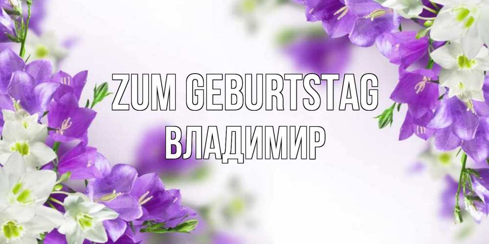Картинка Zum Geburtstag, Владимир