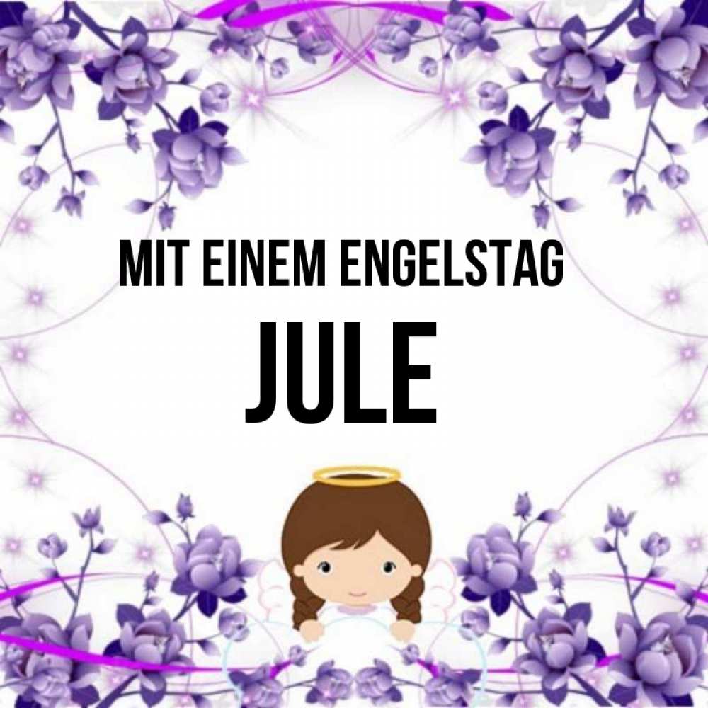 Картинка Mit einem Engelstag, Jule