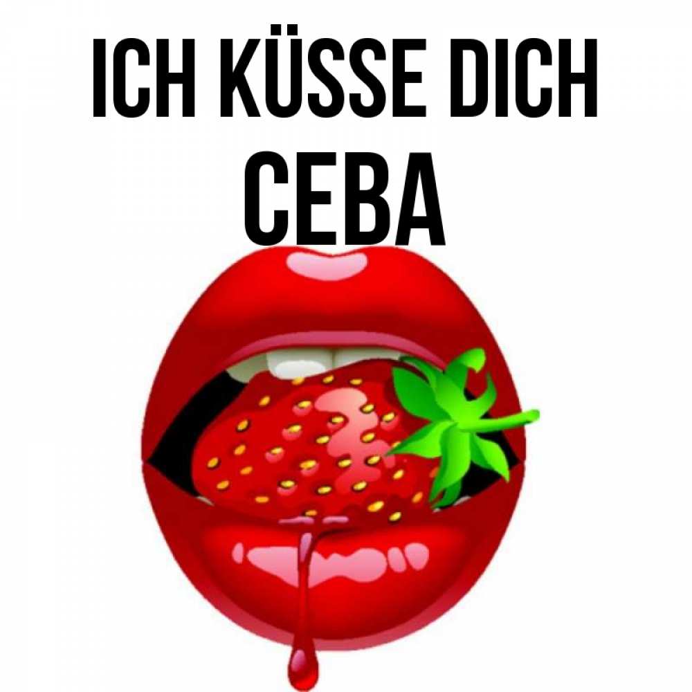 Открытка на каждый день с именем, Сева Ich küsse dich открытки с поцелуями Прикольная открытка с пожеланием онлайн скачать бесплатно 