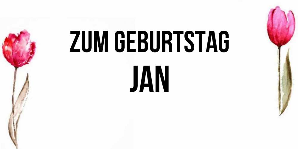 Картинка Zum Geburtstag, Jan
