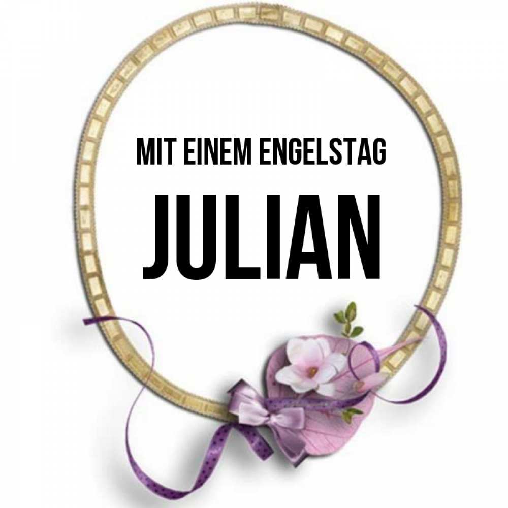Картинка Mit einem Engelstag, Julian