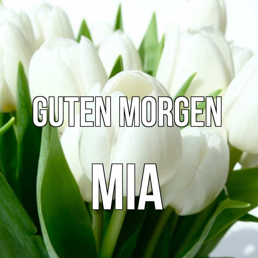Открытка на каждый день с именем, Mia Guten Morgen открытки на каждый день по именам Прикольная открытка с пожеланием онлайн скачать бесплатно 