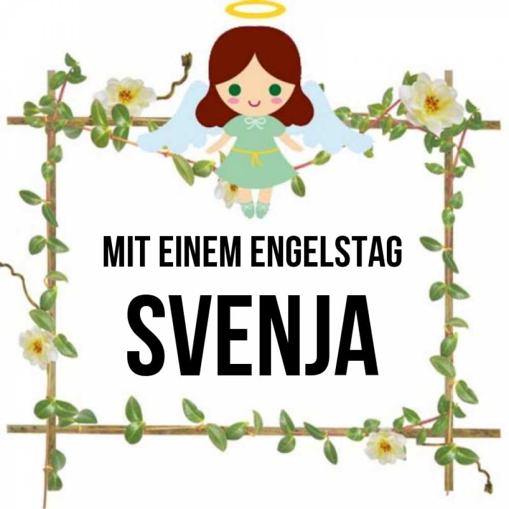 Картинка Mit einem Engelstag, Svenja
