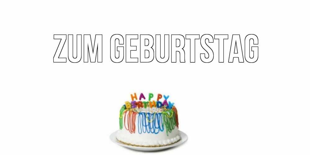 Картинка Zum Geburtstag, 