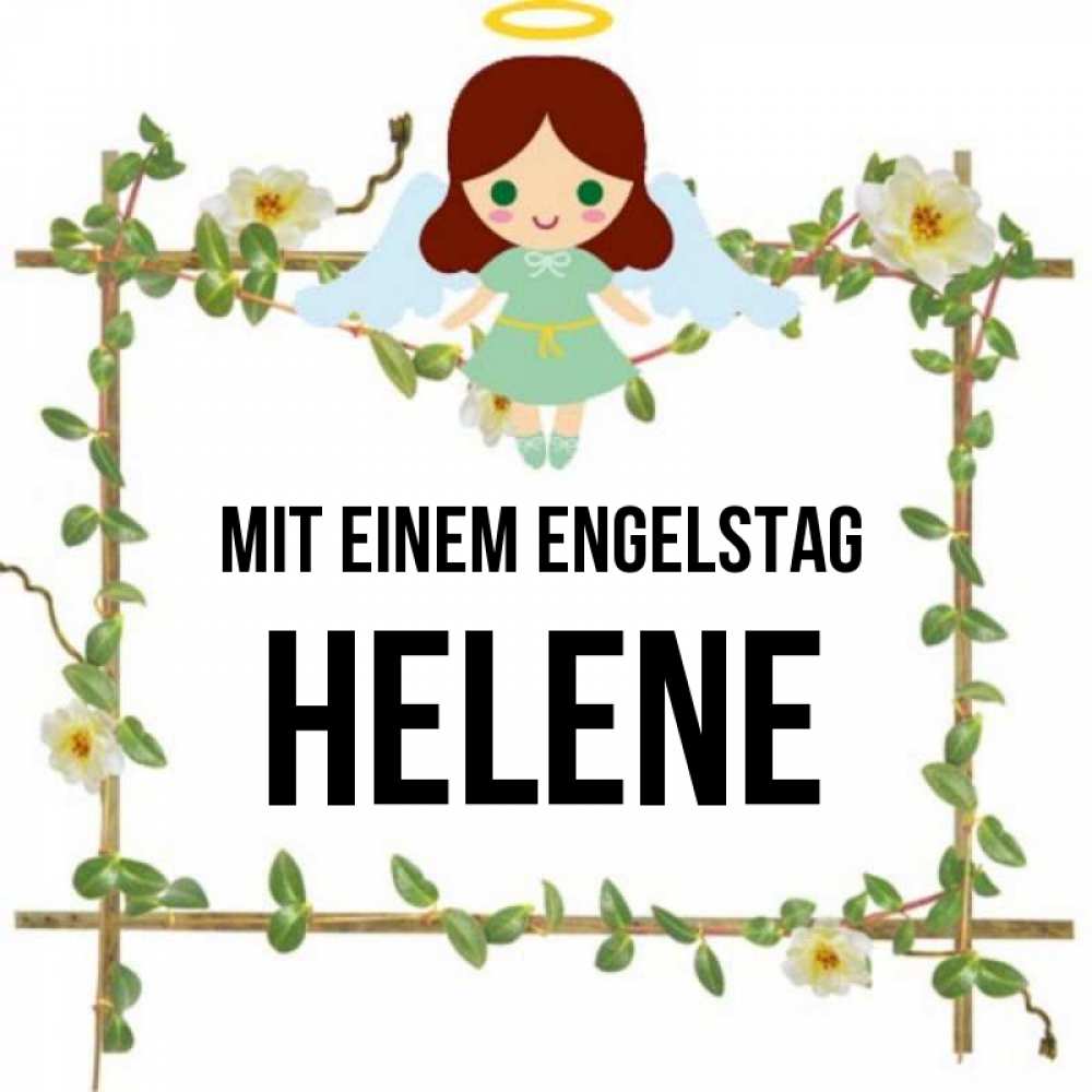 Картинка Mit einem Engelstag, Helene
