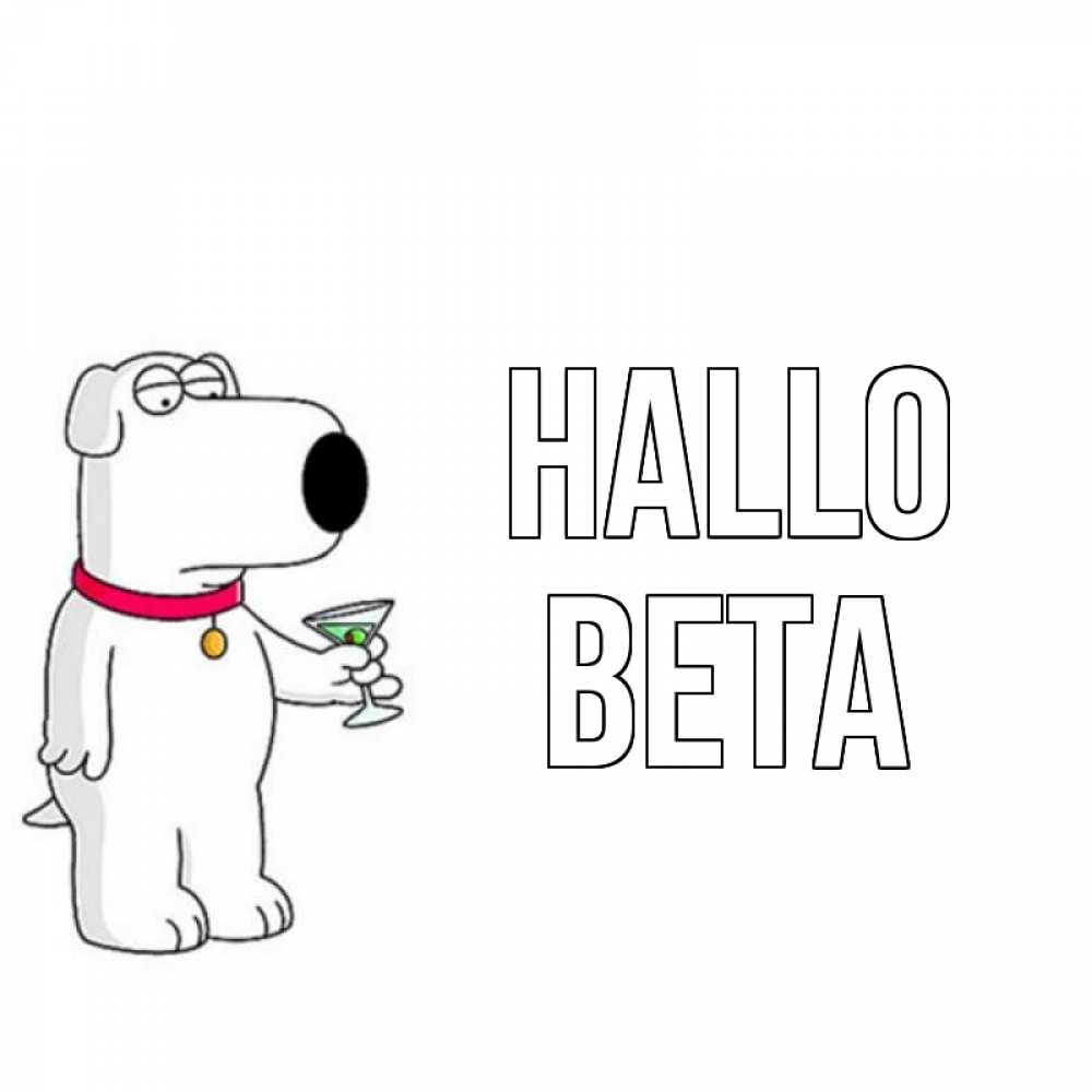 Открытка на каждый день с именем, Вета Hallo собака и коктейль Прикольная открытка с пожеланием онлайн скачать бесплатно 