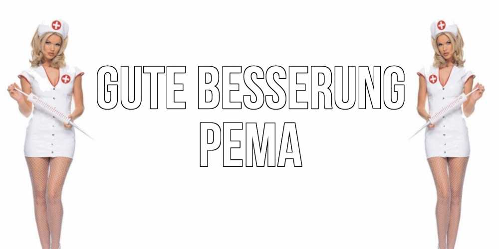 Открытка на каждый день с именем, Рема Gute Besserung открытки с медсестрой Прикольная открытка с пожеланием онлайн скачать бесплатно 