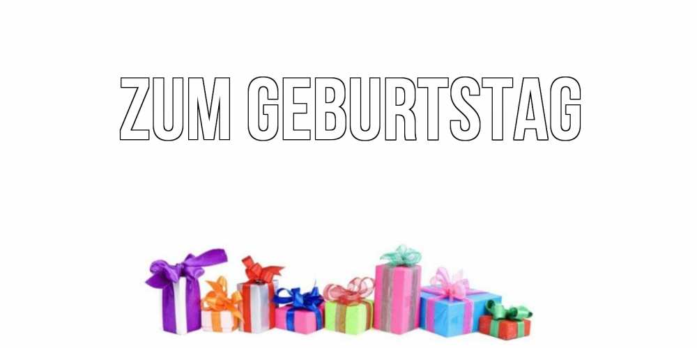 Картинка Zum Geburtstag, 