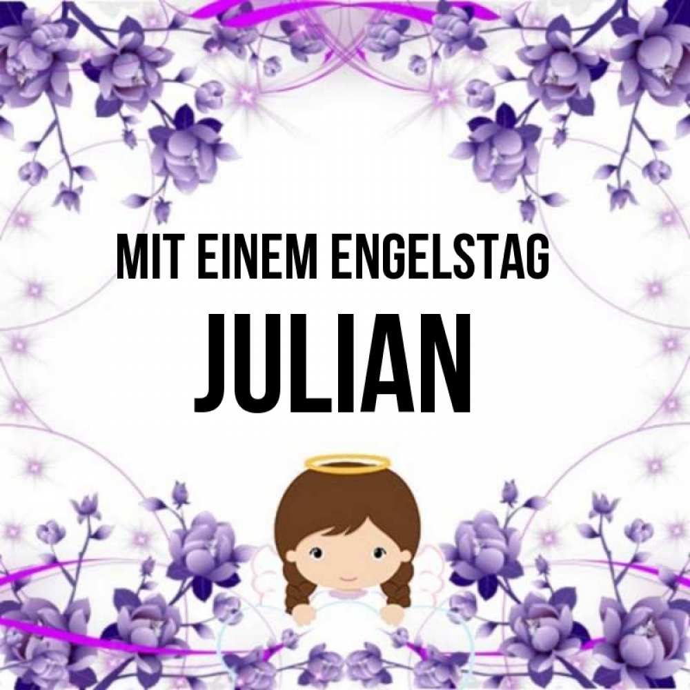 Картинка Mit einem Engelstag, Julian
