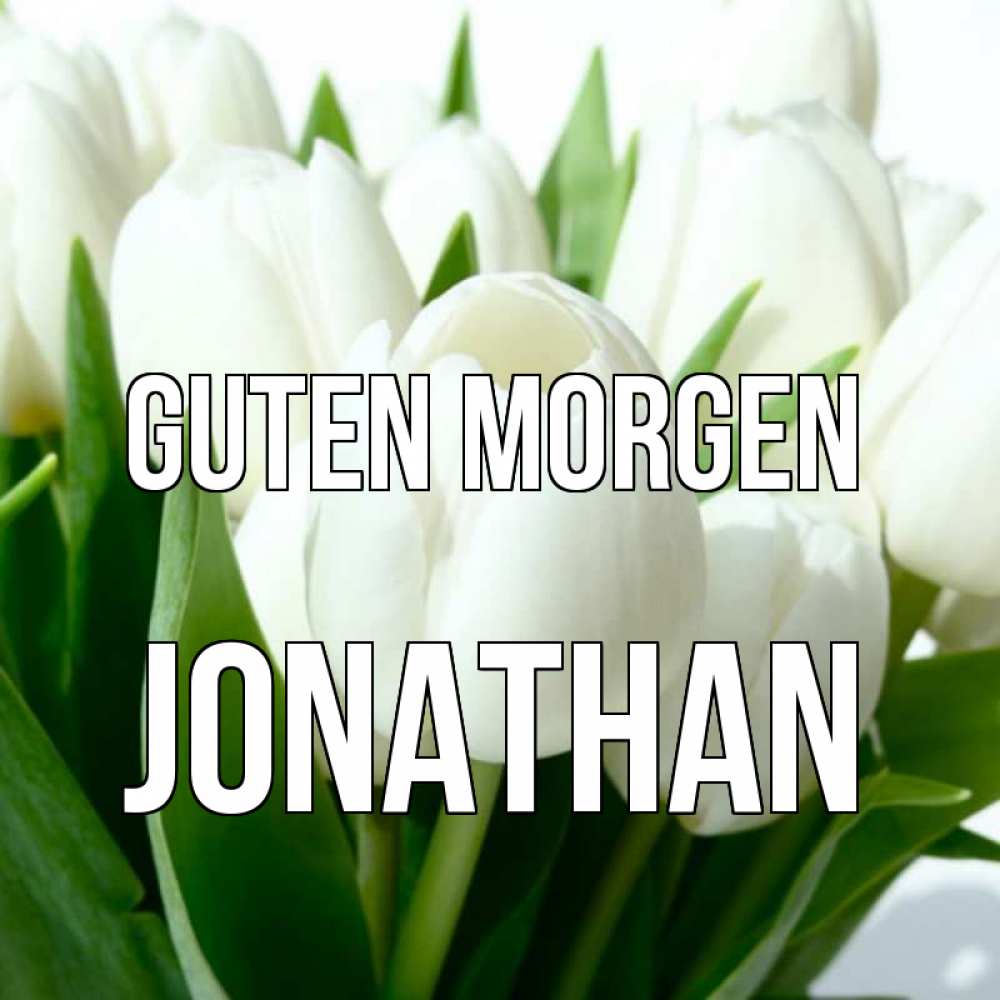 Открытка на каждый день с именем, Jonathan Guten Morgen открытки на каждый день по именам Прикольная открытка с пожеланием онлайн скачать бесплатно 