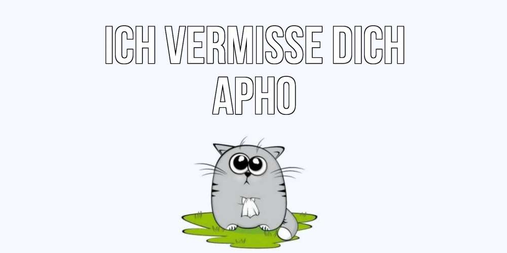 Открытка на каждый день с именем, Арно Ich vermisse dich открытки с котиками я по тебе скучаю с именем Прикольная открытка с пожеланием онлайн скачать бесплатно 
