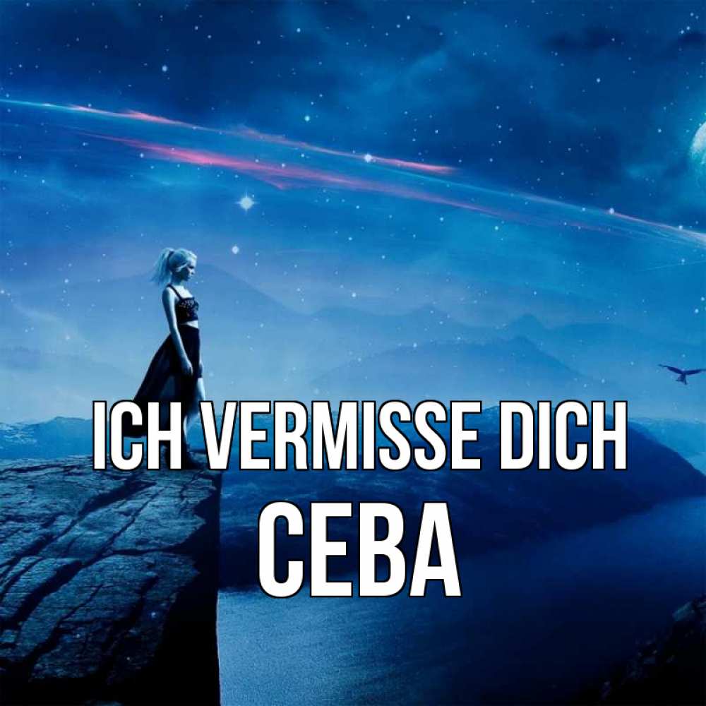 Открытка на каждый день с именем, Сева Ich vermisse dich одна Прикольная открытка с пожеланием онлайн скачать бесплатно 