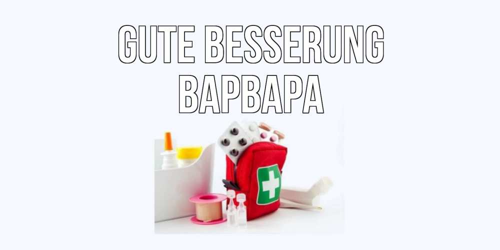 Открытка на каждый день с именем, Варвара Gute Besserung аптечка Прикольная открытка с пожеланием онлайн скачать бесплатно 