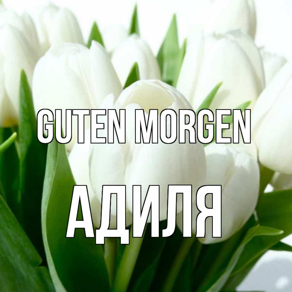 Открытка на каждый день с именем, Адиля Guten Morgen открытки на каждый день по именам Прикольная открытка с пожеланием онлайн скачать бесплатно 