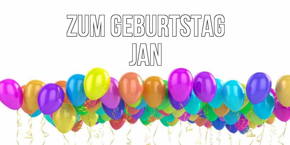 Картинка Zum Geburtstag, Jan