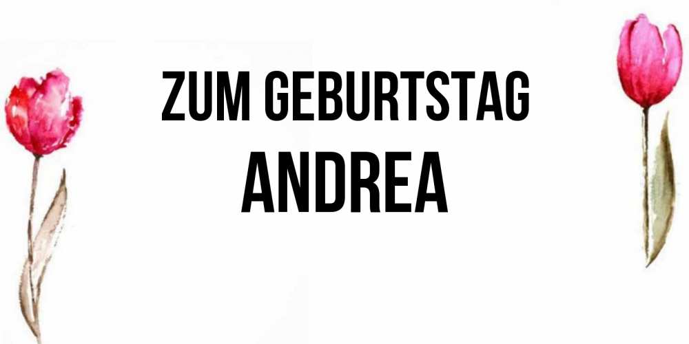 Картинка Zum Geburtstag, Andrea