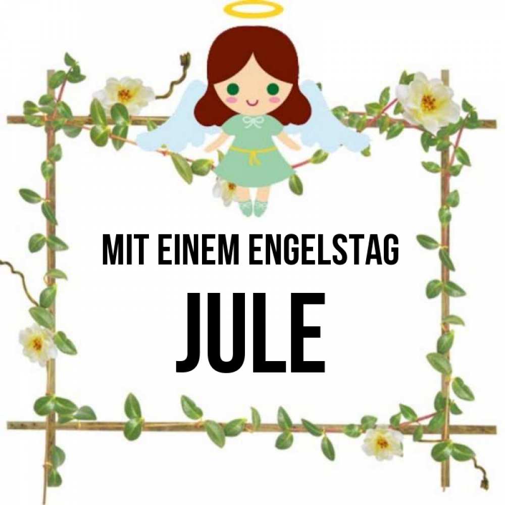 Картинка Mit einem Engelstag, Jule