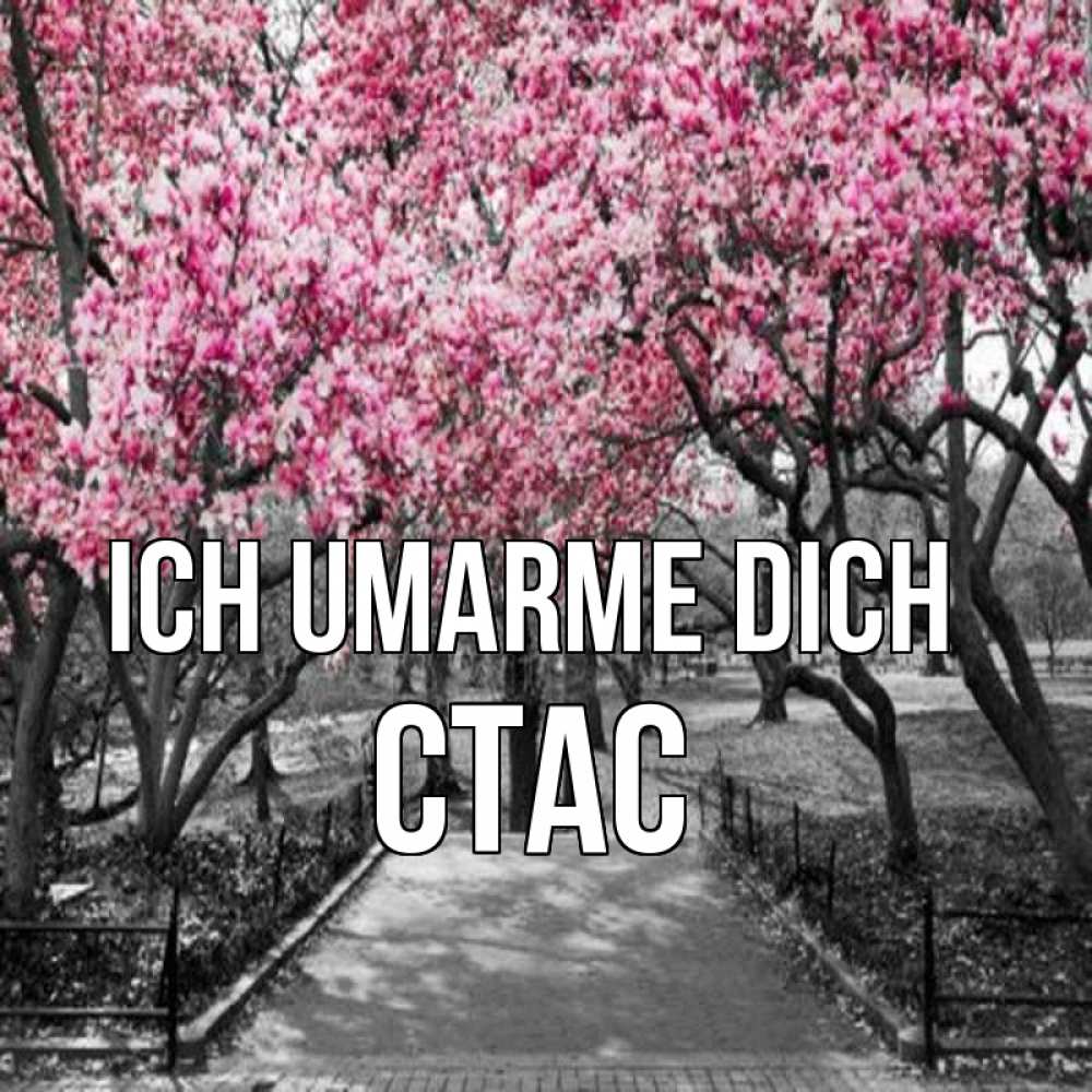 Открытка на каждый день с именем, Стас Ich umarme dich обработанное фото Прикольная открытка с пожеланием онлайн скачать бесплатно 