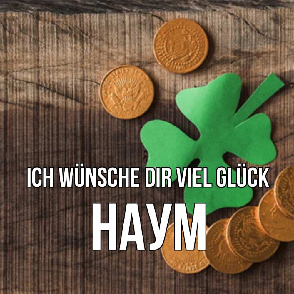 Открытка на каждый день с именем, Наум Ich wünsche dir viel Glück на удачу сегодня Прикольная открытка с пожеланием онлайн скачать бесплатно 