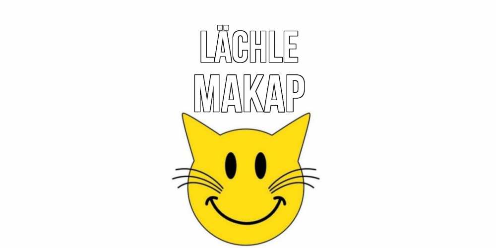 Открытка на каждый день с именем, Макар Lächle кот, улыбка Прикольная открытка с пожеланием онлайн скачать бесплатно 