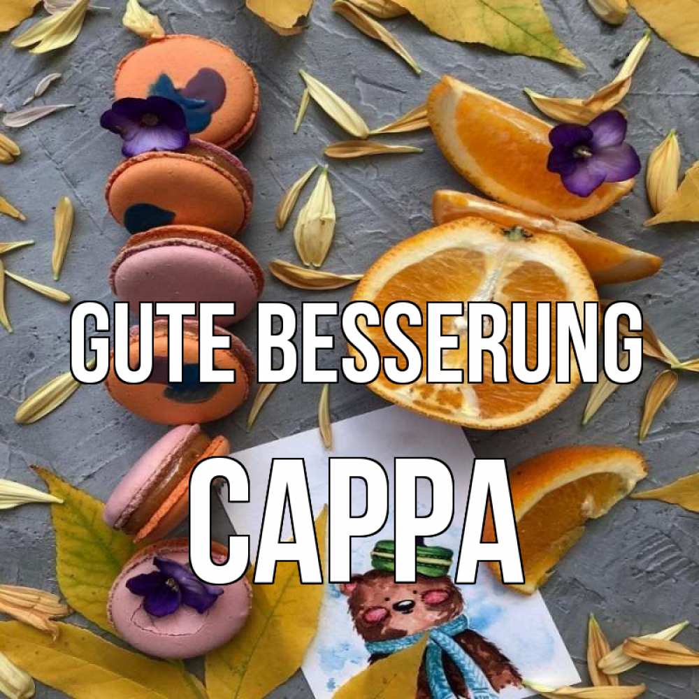 Открытка на каждый день с именем, Сарра Gute Besserung не болейте Прикольная открытка с пожеланием онлайн скачать бесплатно 