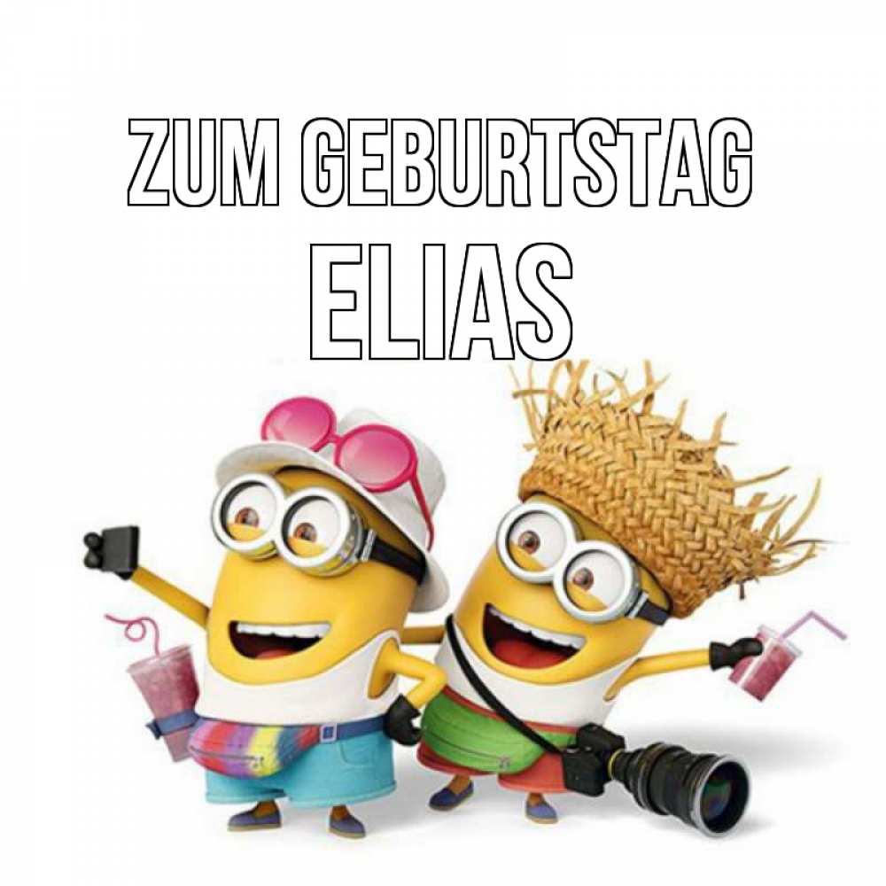 Открытка на каждый день с именем, Elias Zum Geburtstag праздник с танцами Прикольная открытка с пожеланием онлайн скачать бесплатно 