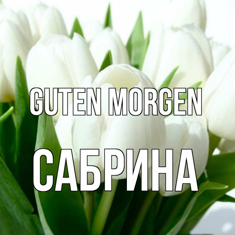 Открытка на каждый день с именем, Сабрина Guten Morgen открытки на каждый день по именам Прикольная открытка с пожеланием онлайн скачать бесплатно 
