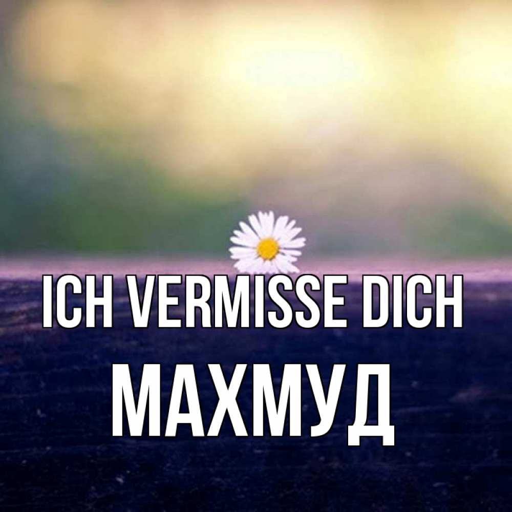 Открытка на каждый день с именем, Махмуд Ich vermisse dich приходи в гости Прикольная открытка с пожеланием онлайн скачать бесплатно 