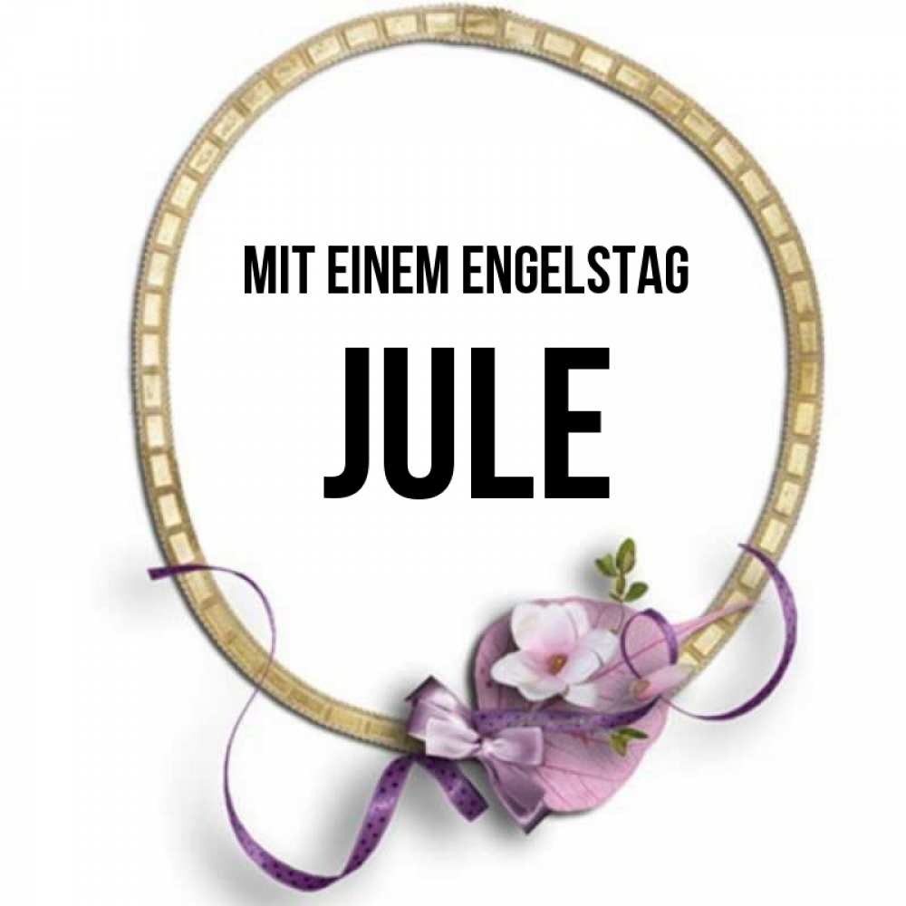 Картинка Mit einem Engelstag, Jule