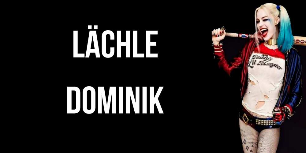 Открытка на каждый день с именем, Dominik Lächle пожелания быть позитивным Прикольная открытка с пожеланием онлайн скачать бесплатно 