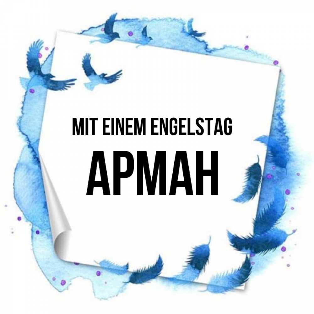 Картинка Mit einem Engelstag, Арман