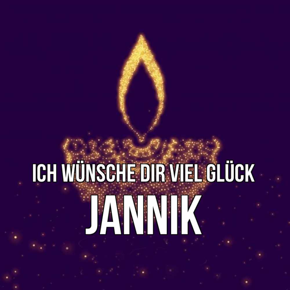Открытка на каждый день с именем, Jannik Ich wünsche dir viel Glück пусть повезет 2 Прикольная открытка с пожеланием онлайн скачать бесплатно 