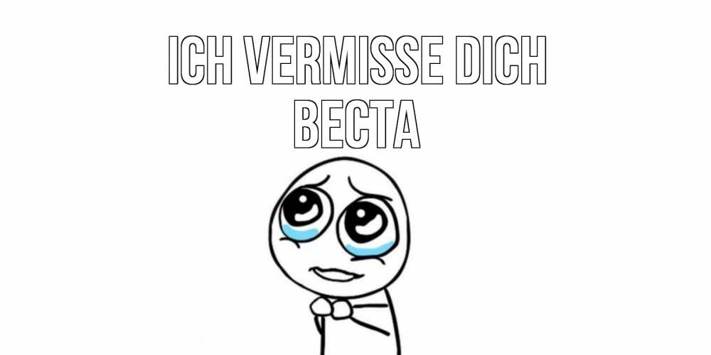 Открытка на каждый день с именем, Веста Ich vermisse dich я по тебе скучаю с тролль фейсом Прикольная открытка с пожеланием онлайн скачать бесплатно 