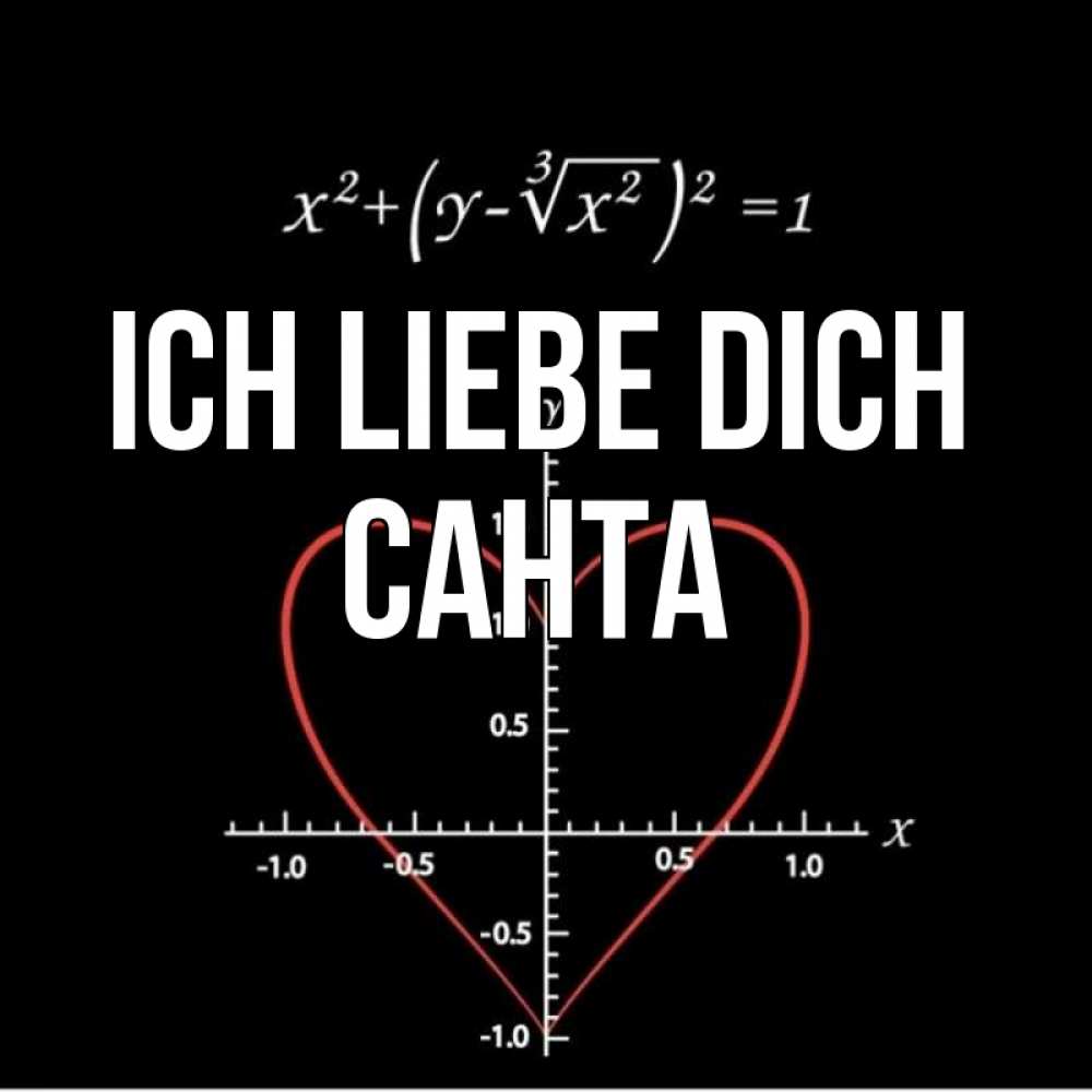Открытка на каждый день с именем, Санта Ich liebe dich сердечная формула Прикольная открытка с пожеланием онлайн скачать бесплатно 