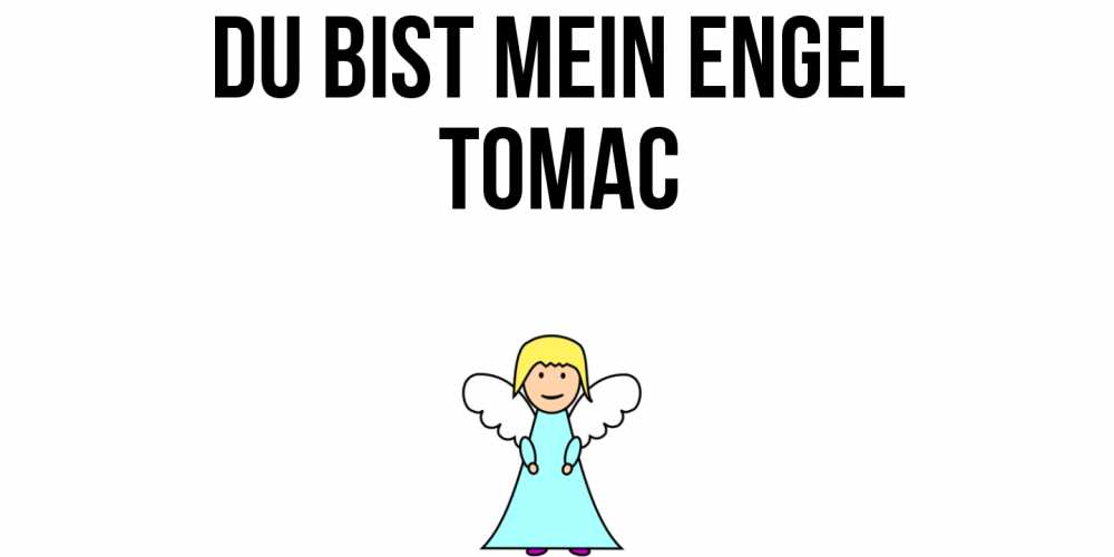 Открытка на каждый день с именем, Томас Du bist mein Engel ангел Прикольная открытка с пожеланием онлайн скачать бесплатно 