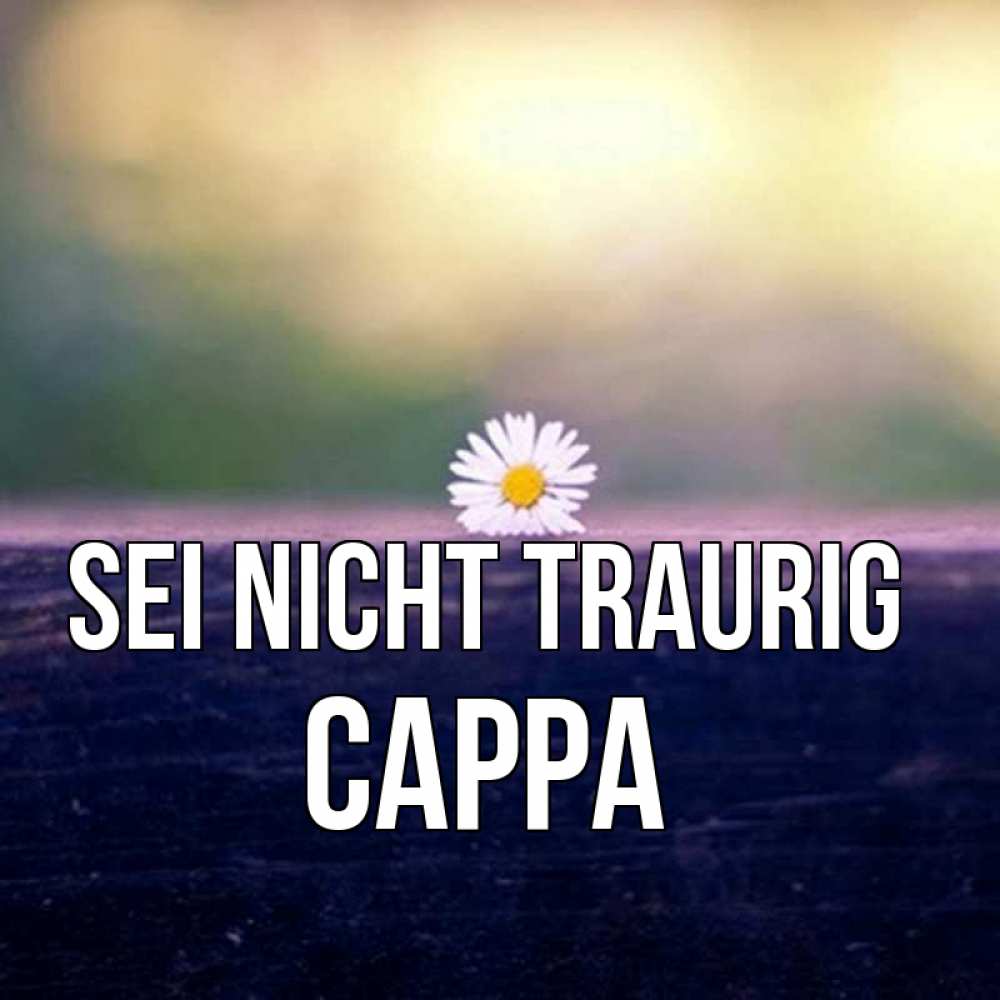 Открытка на каждый день с именем, Сарра Sei nicht traurig красота Прикольная открытка с пожеланием онлайн скачать бесплатно 