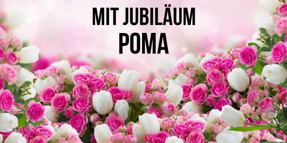 Открытка на каждый день с именем, Рома Mit Jubiläum открытка с разными розами Прикольная открытка с пожеланием онлайн скачать бесплатно 