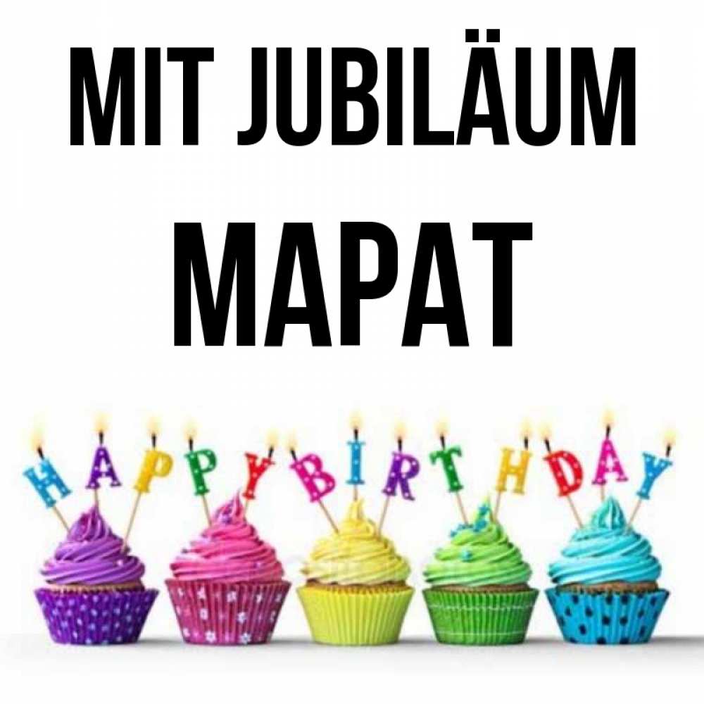 Открытка на каждый день с именем, Марат Mit Jubiläum открытка ко дню рождения с разноцветными вкусняшками Прикольная открытка с пожеланием онлайн скачать бесплатно 