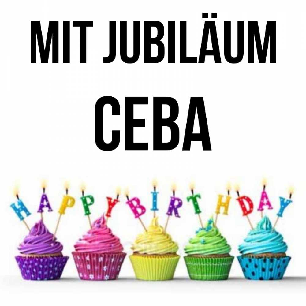 Открытка на каждый день с именем, Сева Mit Jubiläum открытка ко дню рождения с разноцветными вкусняшками Прикольная открытка с пожеланием онлайн скачать бесплатно 