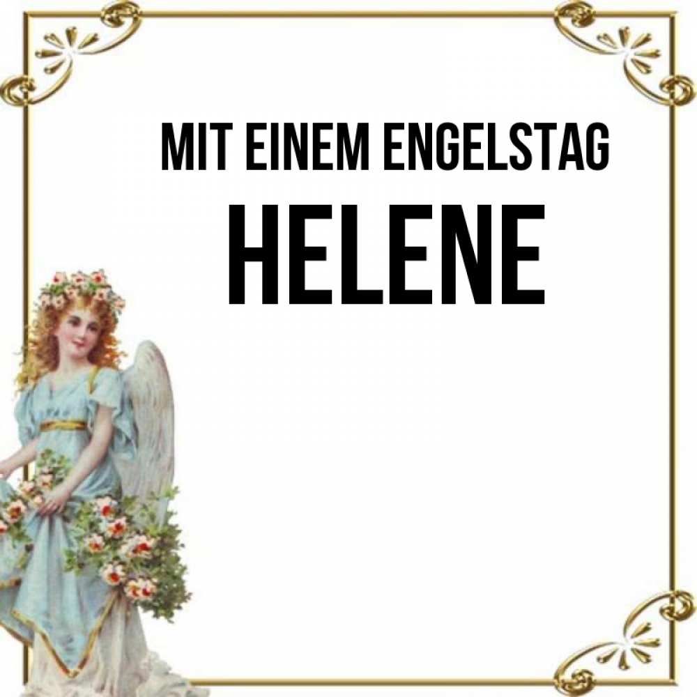 Картинка Mit einem Engelstag, Helene