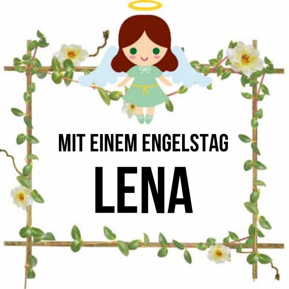 Картинка Mit einem Engelstag, Lena