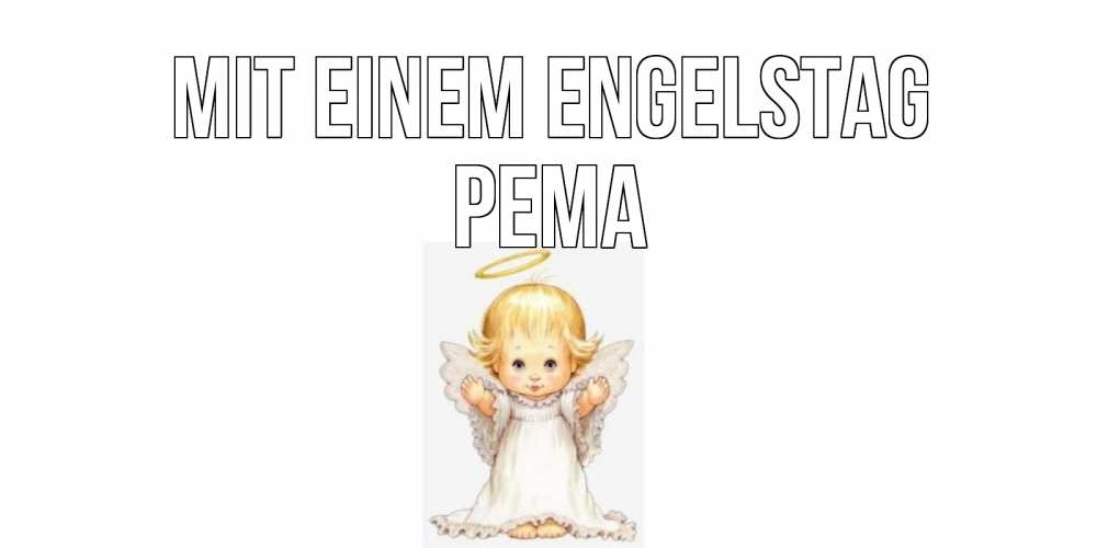 Открытка на каждый день с именем, Рема Mit einem Engelstag ангелочек, нимб Прикольная открытка с пожеланием онлайн скачать бесплатно 