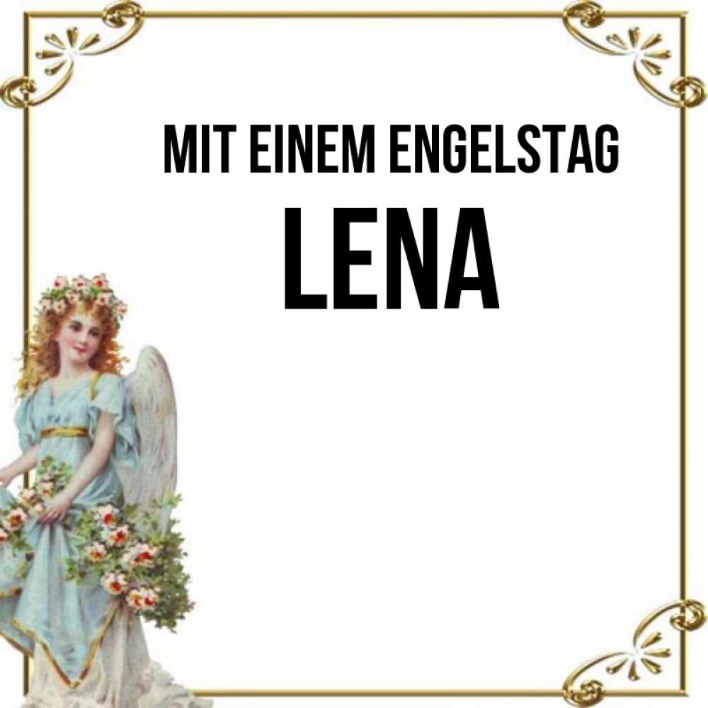 Картинка Mit einem Engelstag, Lena