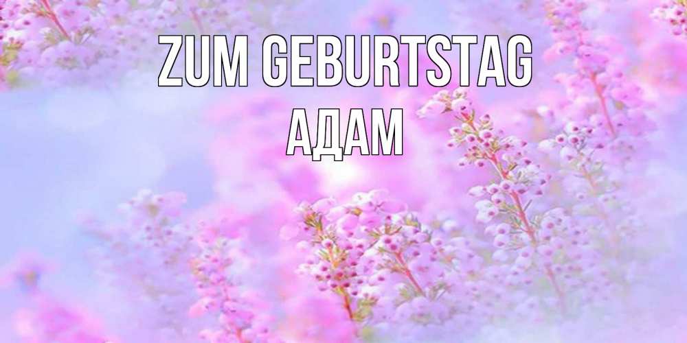 Картинка Zum Geburtstag, Адам