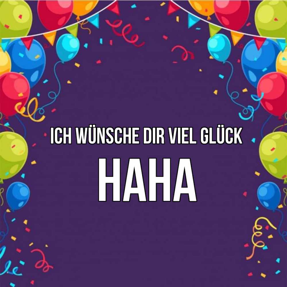 Открытка на каждый день с именем, Нана Ich wünsche dir viel Glück шары Прикольная открытка с пожеланием онлайн скачать бесплатно 