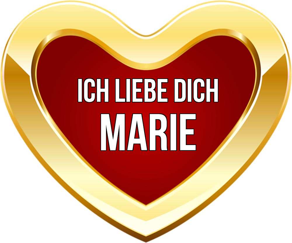Открытка на каждый день с именем, Marie Ich liebe dich из краски Прикольная открытка с пожеланием онлайн скачать бесплатно 