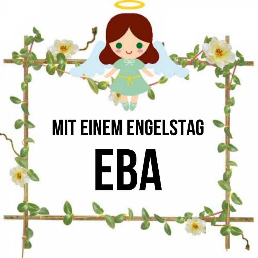 Картинка Mit einem Engelstag, Ева